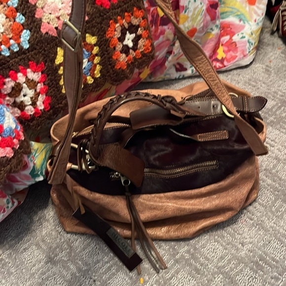 Nicoli Brown Leather and Dark Brown Women's Bag - Picture 4 of 9